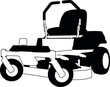 Lawn zero turn mower SVG Cut File for Cricut and Silhouette, EPS Vector, PNG , JPEG , Zip Folder