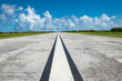Airport runway. Travel aviation concept.