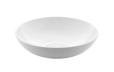 Wall Mural - empty white bowl on transparent png