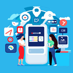 Poster - social network concept