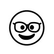 Hand Drawn Emojis. Black and White Design