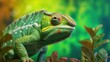 © faiz - green iguana on a branch