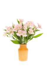 Wall Mural - Alstroemerias in a vase
