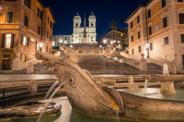 Poster - Spanish Steps at Piazza di Spagna in Rome, Italy