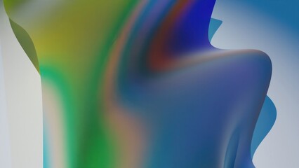 Poster - Abstract colorful wave