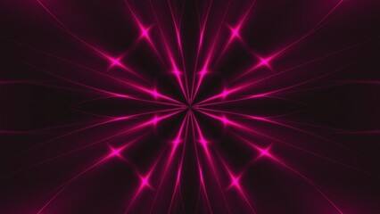 Poster - Abstract fractal lights