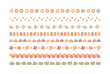 © Tuesday04 - Set of hand drawn doodle border line illustrations. A combination of cute, colorful, abstract and geometric shapes.