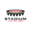football sport stadium logo design