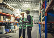 © SpaceOak - Warehouse supervisor uses two way radio for seamless communication and connectivity with staff across various departments.Perform daily inventory monitoring and updates, order new parts as needed