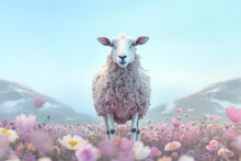 Eid Al Adha Mubarak Islamic Festival Social Media Banner And Eid Mubarak Post Template Sheep And Lamb	
