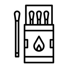 Sticker - Matches Icon