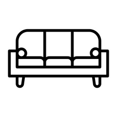 Sticker - Couch Icon