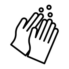 Poster - Washing Hands Icon