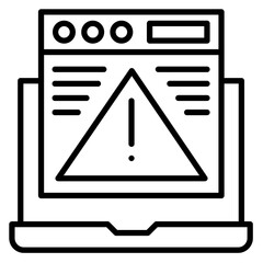 Sticker - Website Error Icon