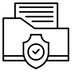 Sticker - File Protection Icon