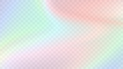 Wall Mural - Blurred gradient background. Y2K aesthetic. Rainbow light prism effect. Hologram reflection. Poster template for social media posts, digital marketing, sales promotion.