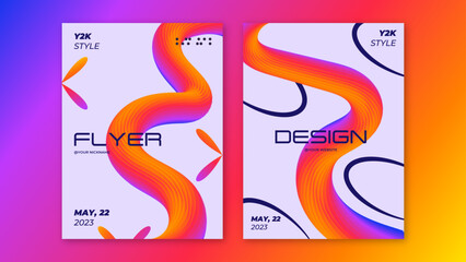 Poster - 2 Abstract Blending Posters with Y2k Elements. Promotion and advertising. You can change all texts as you wish.
- Digital
- RGB
- 1325 x 1780 px per each poster
- 8 Text Placeholders
