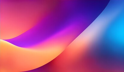 Sticker - Abstract background with waves. Abstract Gradient Background, smooth, abstract, wave