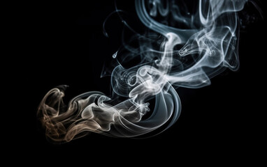 Abstract smoke background,created with generative ai tecnology.