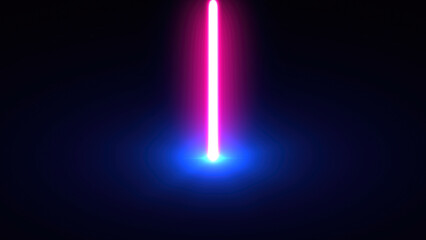 Poster - Abstract laser beam
