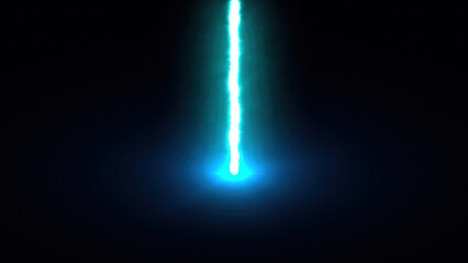 Poster - Abstract laser beam