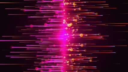 Poster - Wall of particles and light