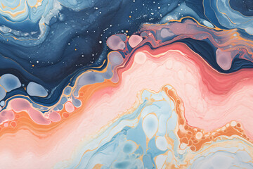 Sticker - Watercolor Ink Art Wallpaper. Ai generative