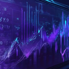Poster - business chart