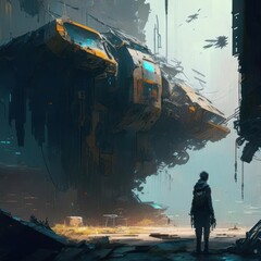 Poster - technology backdrop