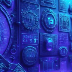 Poster - technology backdrop