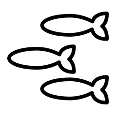 Sticker - fish icon 