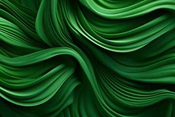 Wall Mural - soft wave elegant nature green texture generative ai