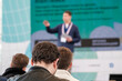 © Anton Gvozdikov - Males in audience of business speaker