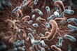 probiotic lactic acid bacteria of the genus Lactobacillus that colonize the intestinal tract, forming the intestinal microbiota - generative AI