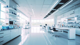 Fototapeta Przestrzenne - Clean and modern pharmaceutical lab