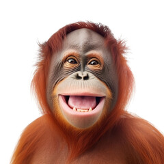 Wall Mural - utan shot isolated on transparent background cutout 