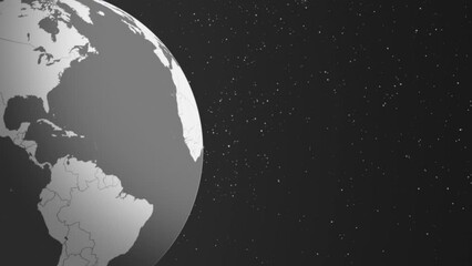 Wall Mural - Retro Earth Rotating Background Loop