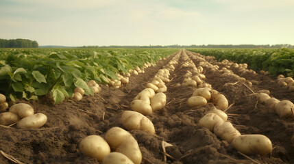 potatoes in the field