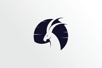 Wall Mural - goat logo design vector icon with modern style