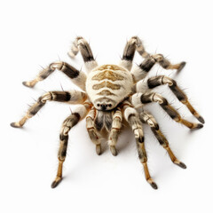 spider tarantula isolated on white background