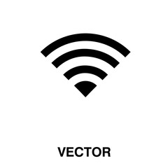 Poster - Wifi Icon in trendy flat style isolated on white background, Wireless network symbol for your web site design, logo, app.eps