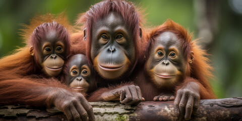 portrait of a baboon