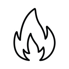 Wall Mural - Fire vector icon