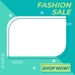 Wall Mural - Simple Twibbon Frame for social media template. Suitable for various events, product templates, product frames