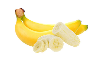 Canvas Print - bananas isolated on transparent png