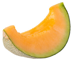 Poster - cantaloupe melon isolated on a transparent background