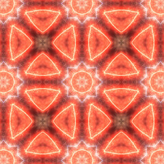 Vibrant and Symmetrical Digital Abstract Kaleidoscope Art with Intricate Geometric Patterns, Fractal Elements, and Psychedelic Colors, Perfect for Contemporary Design Projects, Modern Wallpaper