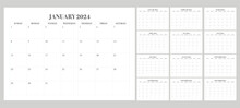 2024 Simple Set Calendar Start On Sunday
