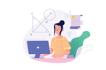 Aufkleber - Concept online education