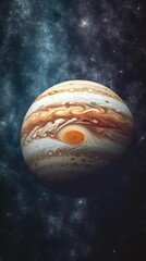Wall Mural - jupiter in space ai generated